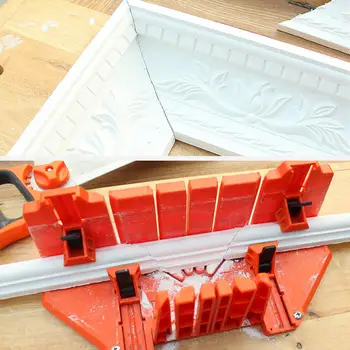 

3 Specifications Multipurpose Practical Durable Clip Back Saw Box Miter Groove Multipurpose Woodworking Miter Saw Wood Tool