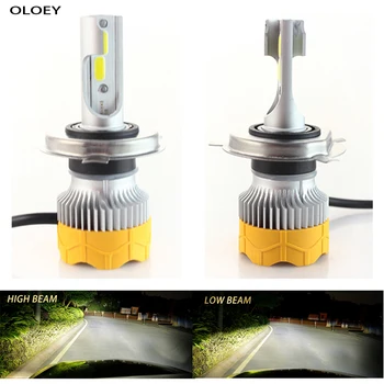 

80W LED Headlight COB Bulb For Car H4 H7 H1 H11 H3 H8 H9 9005 HB3 9006 Car Headlamp 6000K 8000LM 12V 24V Fog Light