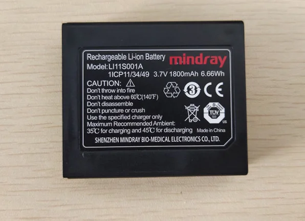 Mindray PM60 PM-60 монитор литиевая батарея LI11S001A 3.7V1800MAH | Компьютеры и офис
