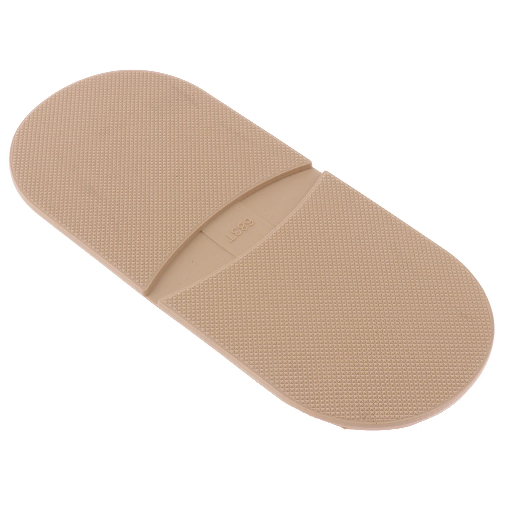 Pair Rubber Glue On Heels Shoe Sole Repair Anti Slip Tips Pad Replacement