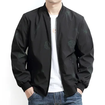 

Big Size Men Jacket Season Coat Plus Fat plus Men's Wear Jacket Loose Fat Male Fat Man Top