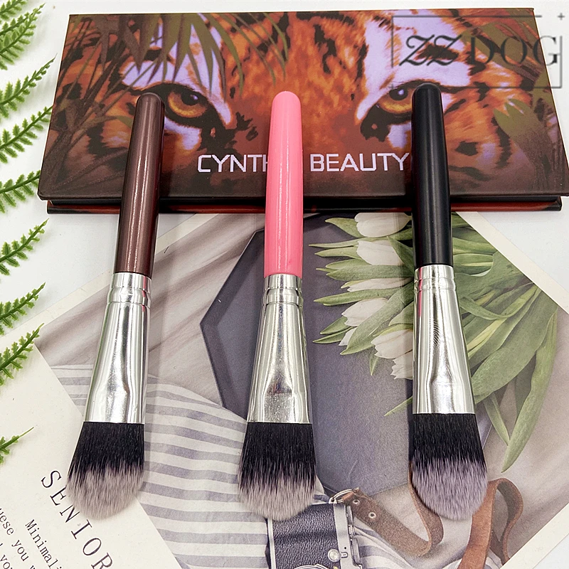 

ZZDOG 1Pcs Portable Face Makeup Brush Seamless curve Foundation Concealer Cosmetic Beauty Tool Professional Natural Hair New