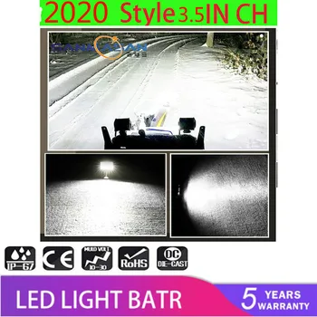 

3.5 Inch 108W LED Work Light Car Three-row LED Spotlight Elliptical Lens Light Waterproof Car Headlight Fog Light