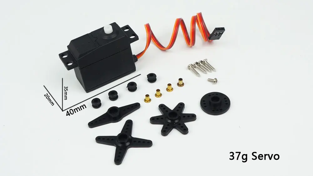 4 шт./лот высокоскоростной цифровой PZ/EMAX Servo 1 7g 2. Φ 9g 17g 37g для радиоуправляемого