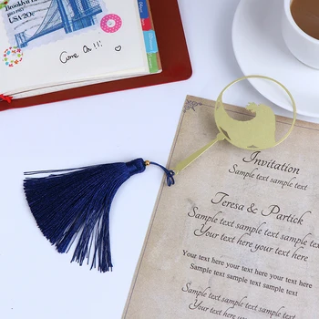 

1pc Metal Surf Wave Fan Bookmark Elegant Literary Exquisite Gift Bookmark School Office Supplies