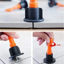 50 Pçs/set Sistema Telha de Nivelamento Nivelador Telha Espaçadores Alicate Ferramenta Auxiliar Posicionador Locator
