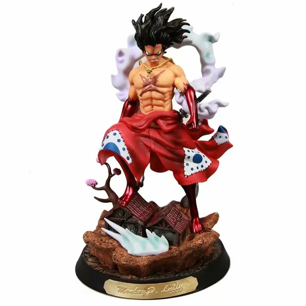 Аниме One Piece ВАО Луффи Gear 4 кимоно Snakeman Ver. GK ПВХ Фигурка Статуя Коллекционная