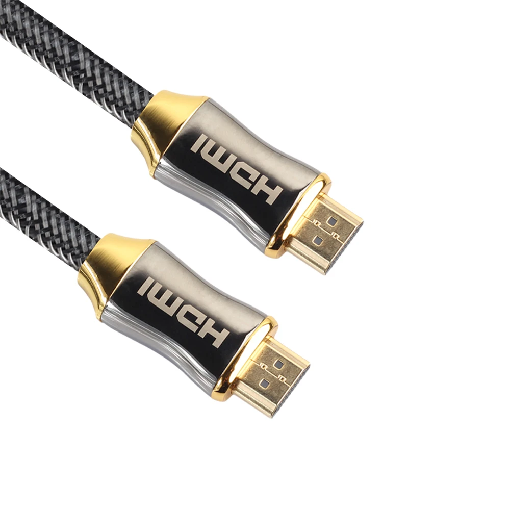 Кабели HDMI Премиум качества Плетеный 4K V2.0 Ultra HD кабель для hd-тв ЖК экрана проектор для ноутбука компьютер 1 М 1,5 м 2 м 3 м 5 м 10 м