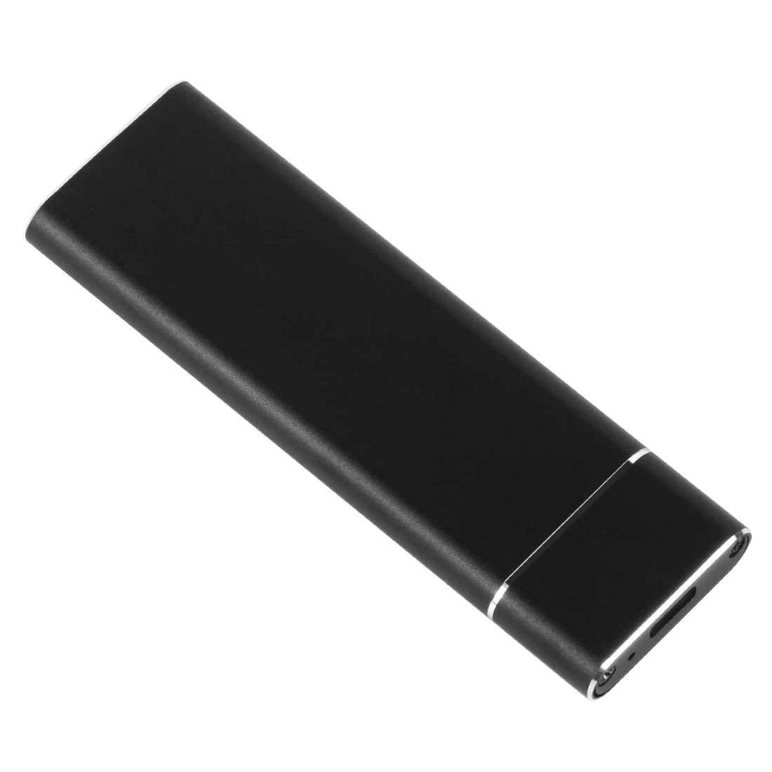 USB 3,1 к M.2 для NGFF SSD жесткий диск коробка адаптера корпус для жесткого диска чехол с Тип-C кабель для 2230/2242/2260/2280 m2 SATA SSD - Цвет: Black