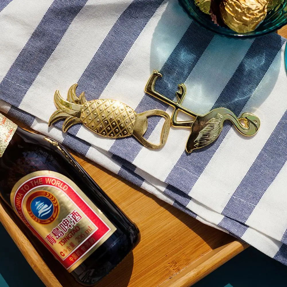 TWISTER.CK Bottle Opener Portable Delicate Shape Solid Metal Bartender Essential Accessory Kitchen Tool Wedding Gift