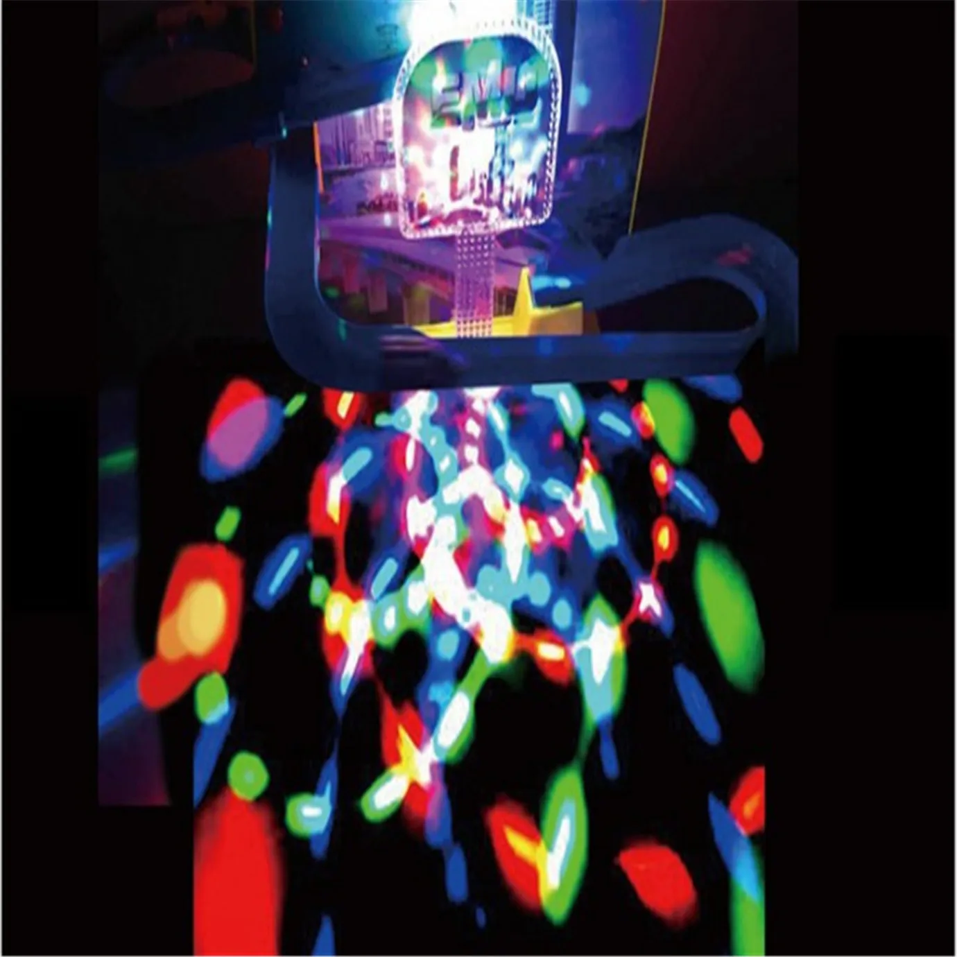 

Electric Magnetic Sucker 3D Glare Harmony Electric Camera Track Light Projection Rail Train Electric Camera Track Car Toy