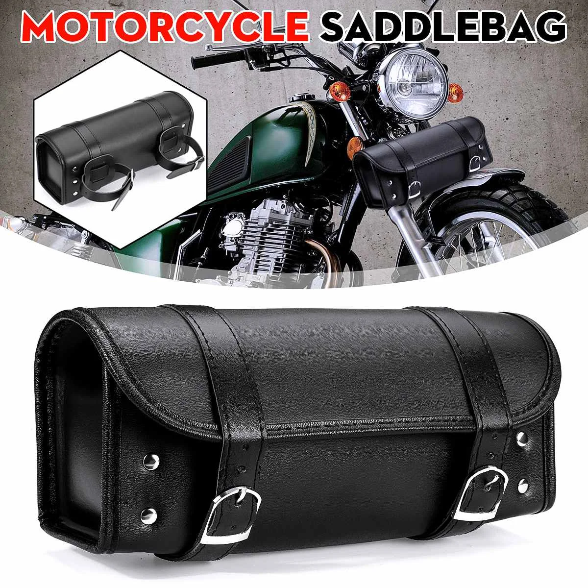 Motorcycle Fork Tool Bag Waterproof Saddlebag Luggage Storage Tool