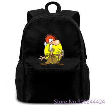 

MENS COOL NOVELTY ELECTRICIAN SPARKY NEW JOB JOKE S PRESENTS women men backpack laptop travel school adult student