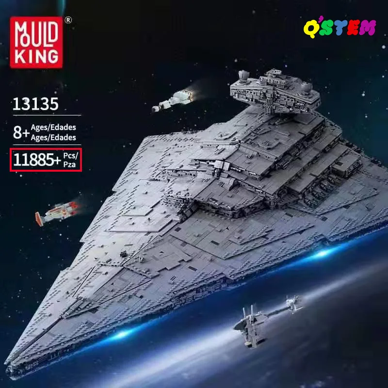 

Star Toys Wars Clone Wars Bricks Imperial Destroyer Sets MOC-23556 Model Kit Compatible with legoed 75252 Building Blocks Gifts
