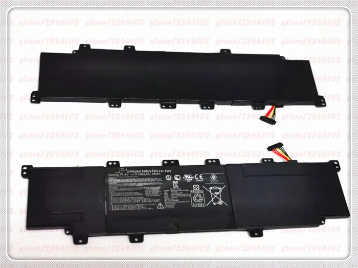 GYIYGY C21-X502 Аккумулятор для ноутбука ASUS VivoBook X502 X502C X502CA S500 S500C S500CA PU500C PU500CA C31-X502 |
