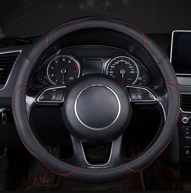 Чехол рулевого колеса автомобиля оплетка для Volkswagen VW Golf 2000 2001 2002 2003 2009 2010 2011 2012 City R