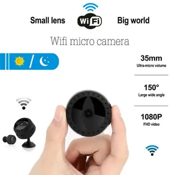 

New Webcam 1080P Hd Wifi Mini Camera Home Ip Camera WiFi Night Vision Wireless Surveillance Camera Can Phone App Remote Monitor