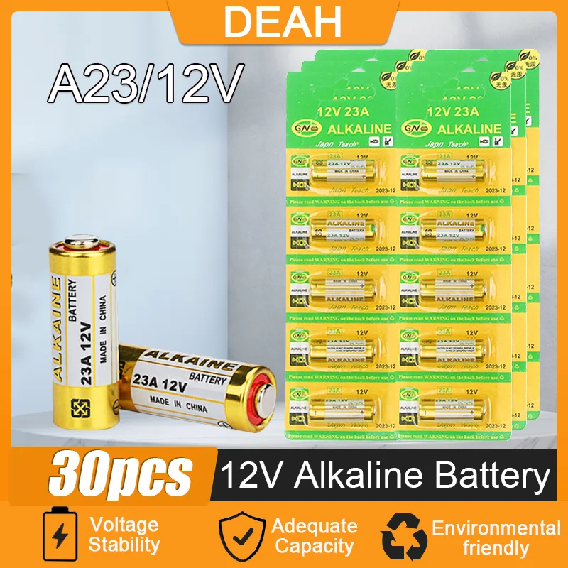 fabriek herstel borduurwerk 30 Stks/partij Alkaline Batterij 12V 23A 23GA 21/23 A23 A23S E23A EL12 MN21  MS21 V23GA MN21 L1028 RV08 GP23A k23A Voor Deurbel  Afstandsbediening|Primaire en Droge Batterijen| - AliExpress