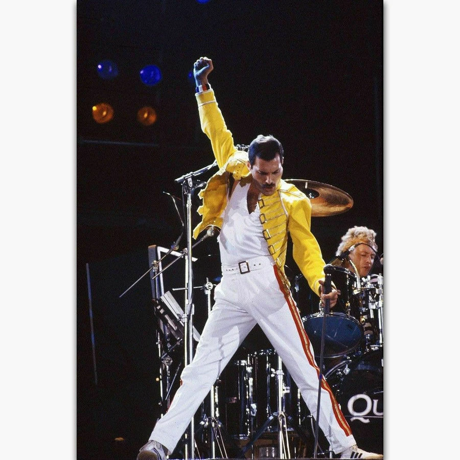al revés Inmunidad Asesino Freddie Mercury 1986 Queen Legendery Singer Star, tela de seda, póster de  pared, decoración artística, pegatina brillante|Pintura y caligrafía| -  AliExpress