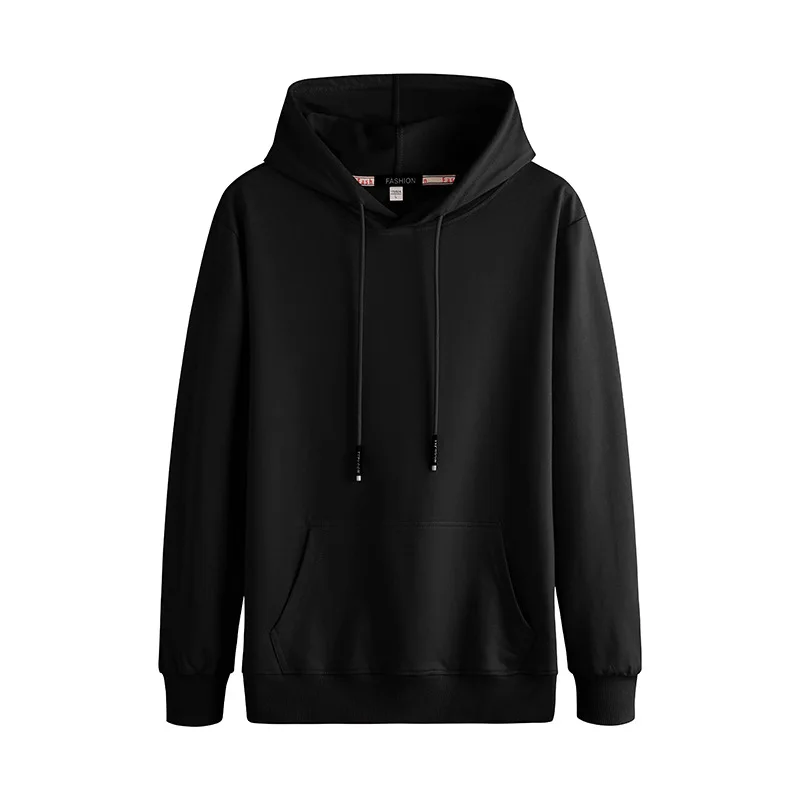 Black Streetwears Hoodeds Hats New Street dress Spring Autumn Pullover Hombre Casual Hip-Hop Slim Fashion MOOWNUC Jogger Men's Hoodies - Цвет: Black