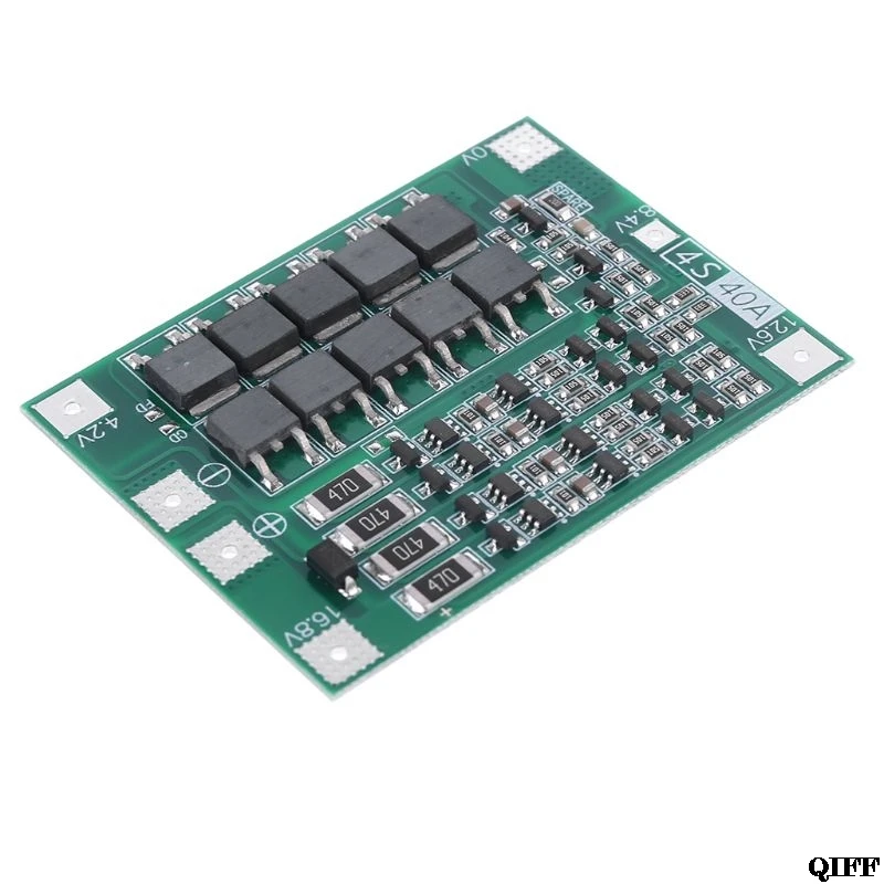 Баланс 4S 40A литий-ионный аккумулятор 18650 зарядное устройство PCB плата защиты BMS сбалансированный заряд для бурильного двигателя 14,8 в 16,8 в