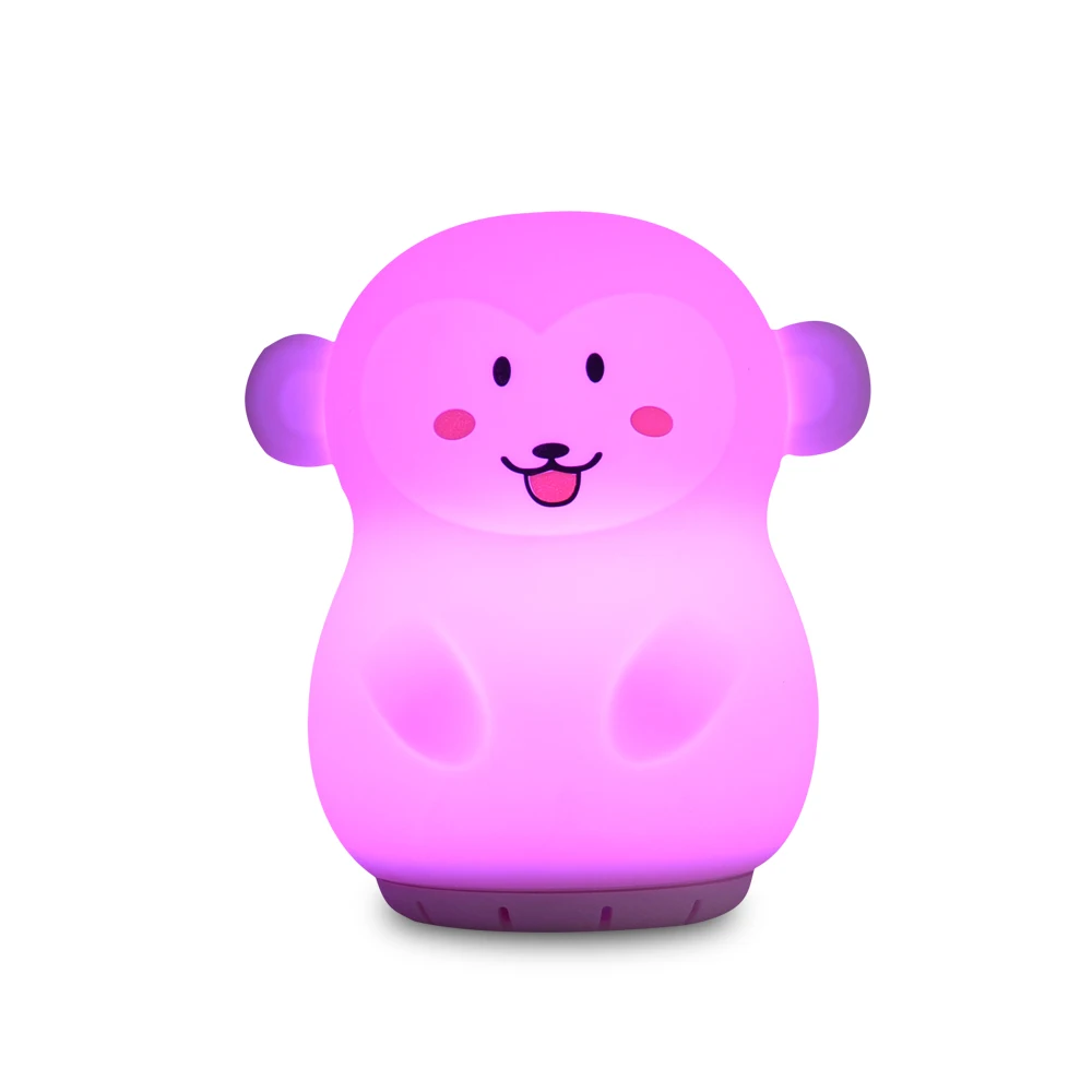 Обезьяна лампа для контроля уровня громкости Беспроводной Bluetooth Динамик