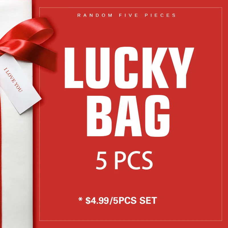 Amorcome Lucky Bag 5 штук$4,99 несколько стилей Брошь для женщин отправка случайным образом ювелирные изделия на каждый день ограниченная покупка