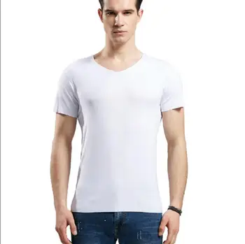 

ZNG 2020 New Fashion LJ260 Mens Quick Dry Breathable T-Shirt Spring Summer Fitness Short Sleeve TShirt Men Plus Size T Shirts