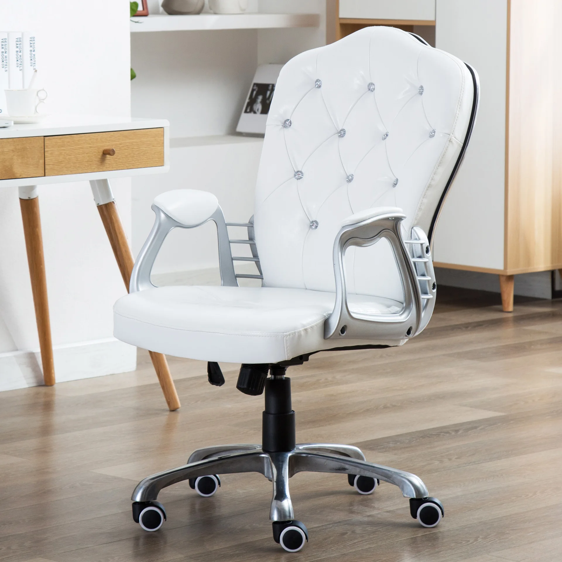 

European Style Home Computer Chair Height Adjustable Swivel Chair Simple Office Chair Comfortable Ergonomic Office Chair