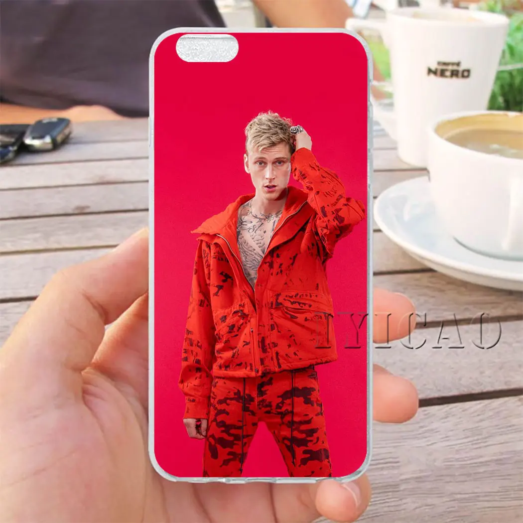 Машина пистолет Келли MGK жесткий чехол оболочка для Iphone 4 4s 5 5S Se 6 7plus 8 8Plus X XS MAX XR 6s Plus 11 pro max - Цвет: 8