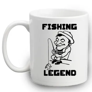 

FISHING LEGEND Mug Sport Hobby Fishin Mugs