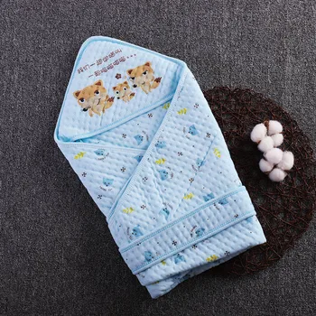 

80*80cm Newborn Baby Sleeping Bag Comfortable Cotton Envelope Swaddle Wrap For Infant Baby Toddler Blanket Cartoon Sleepsack 1pc