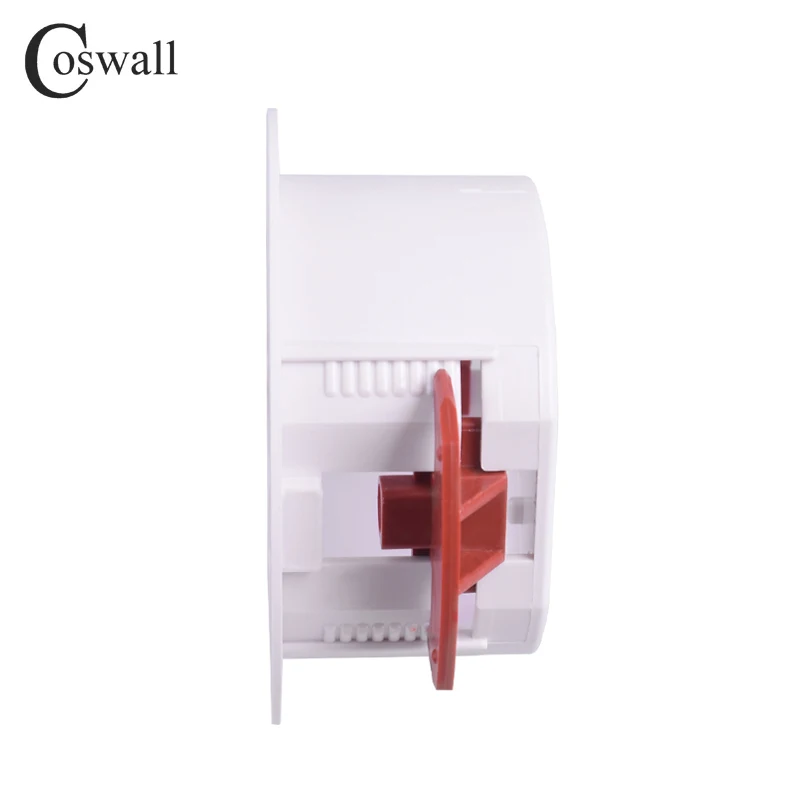 Round Dry Lining Box For Gypsum Board / Drywall / Plasterboad 50mm Installation Distance 32mm Depth Coswall