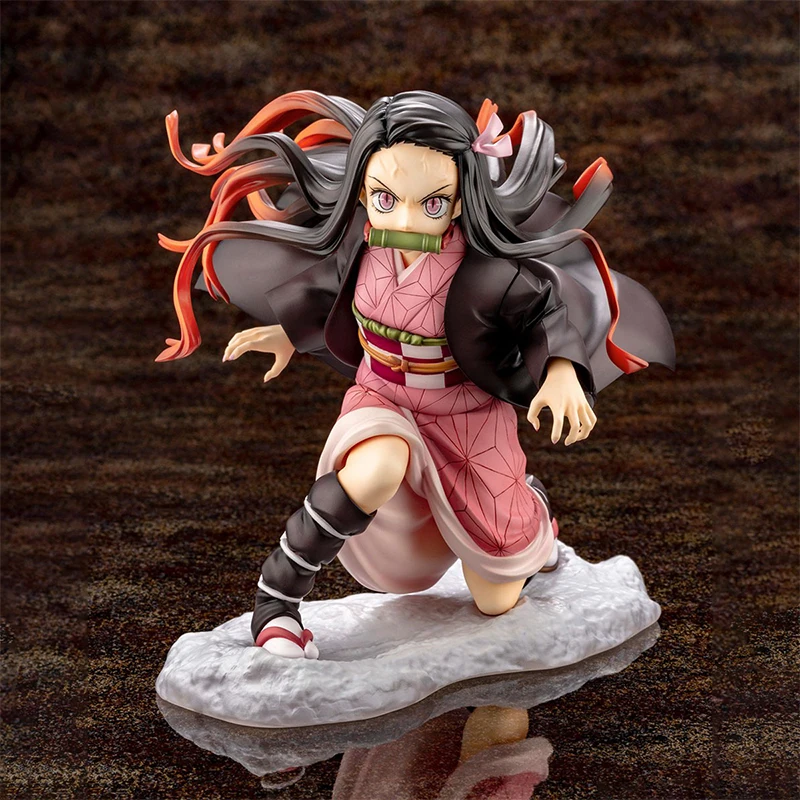 Demon Slayer Kimetsu no Yaiba Artfx J Nezuko Kamado Tanjiro Kamad ПВХ экшн фигура аниме модель игрушки коллекция кукла подарок