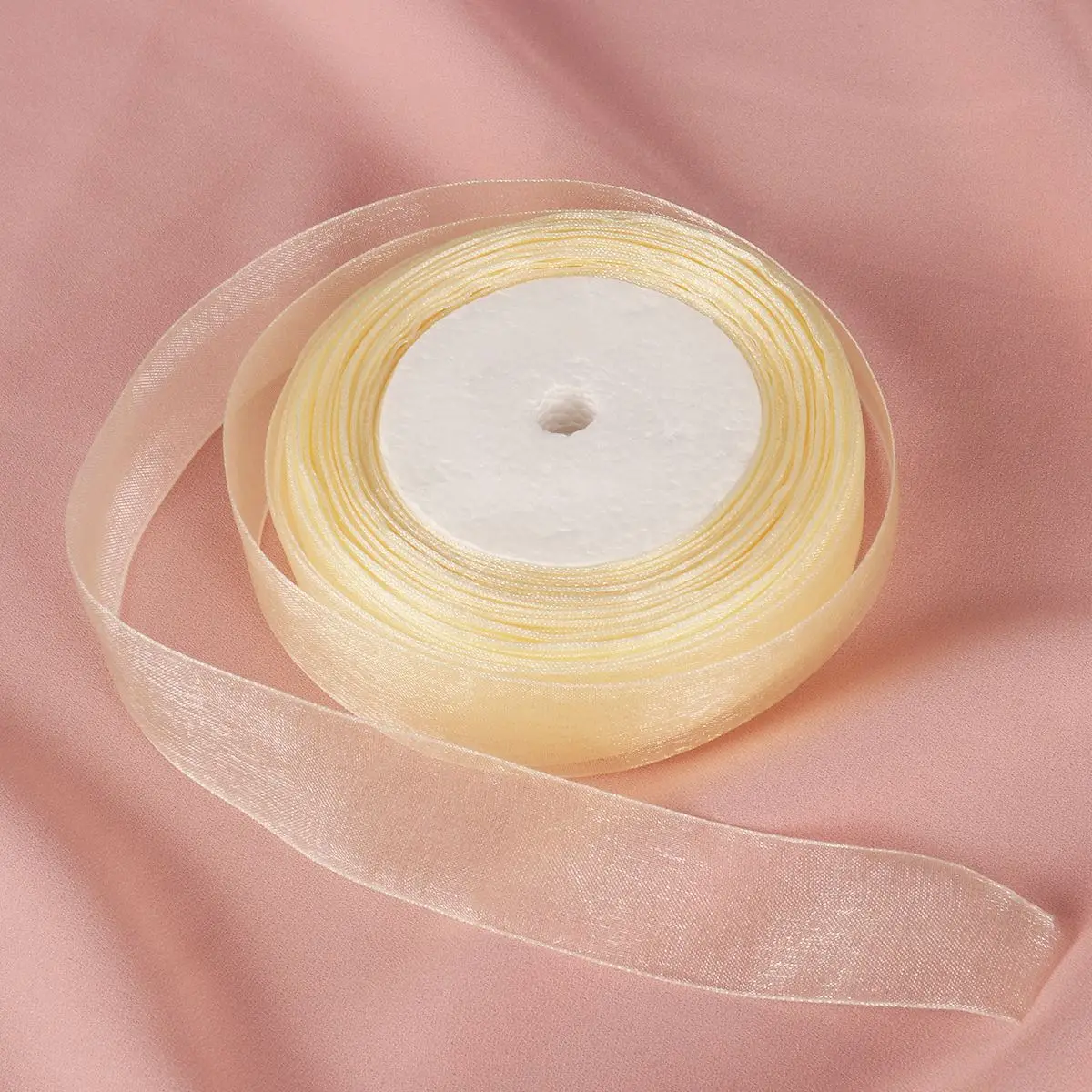 50mx2.5cm Organza Ribbon Wedding Baking Birthday Gift Wrapping Packing Decoration Craft For Cake Shop Present | Дом и сад