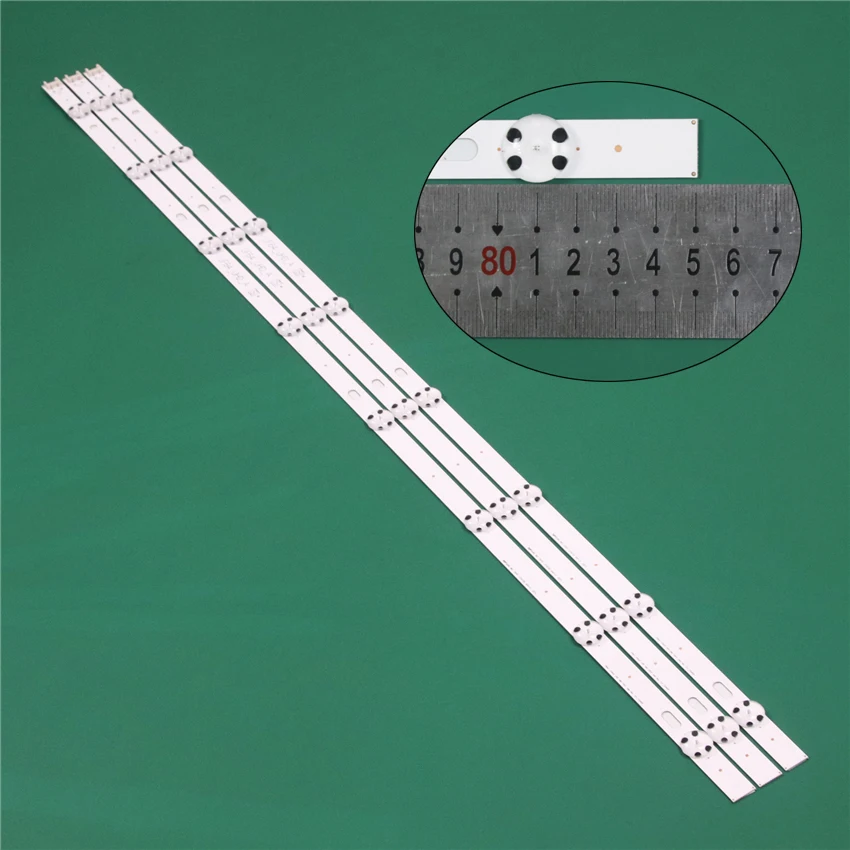 Светодиодные ленты 850 мм для LG 43UH619V 43UH617V 43UH617T 43UH617Y светодиодные полосы подсветки