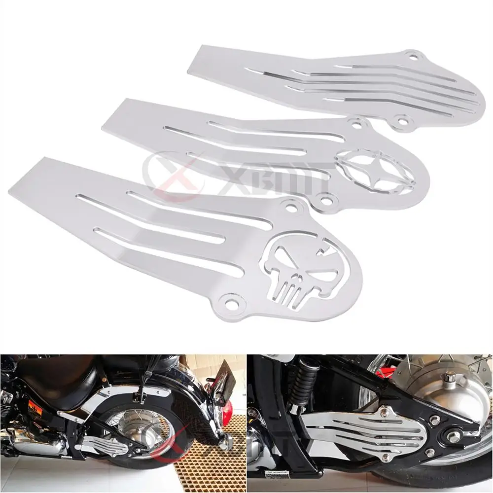 Фото Мотоциклетная хромированная крышка приводного вала для Yamaha V-Star 650 XVS650 1998-2015 1100 XVS1100 1999-2012 Классическая таможня №1