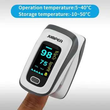 

1 Set Fingertip Oximeter Pulse Oximeter Display Oximeter Finger Health Dignostic Monitor Tool Finger Clip Oximeter