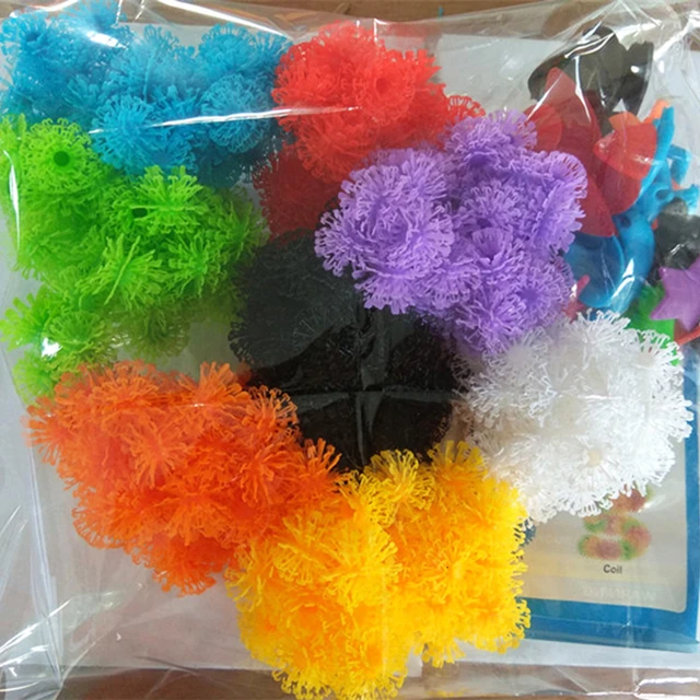 400pcs Thorn Ball 3D Model Construction Building Blocks Magic Puffer Ball DIY Assembling Toys for Children Gifts 2