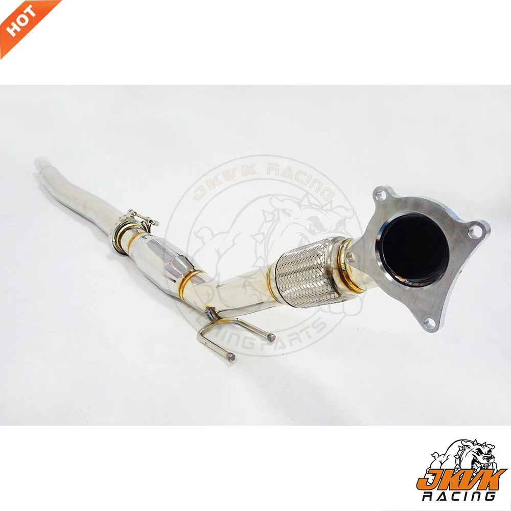 JKVK RACEING 3 0 ''Golf G TI MK5 MK6 A3 2 T 06 10 downpipe с 200 ячейками cat|mk6 jetta|downpipe jettamk6 gti |