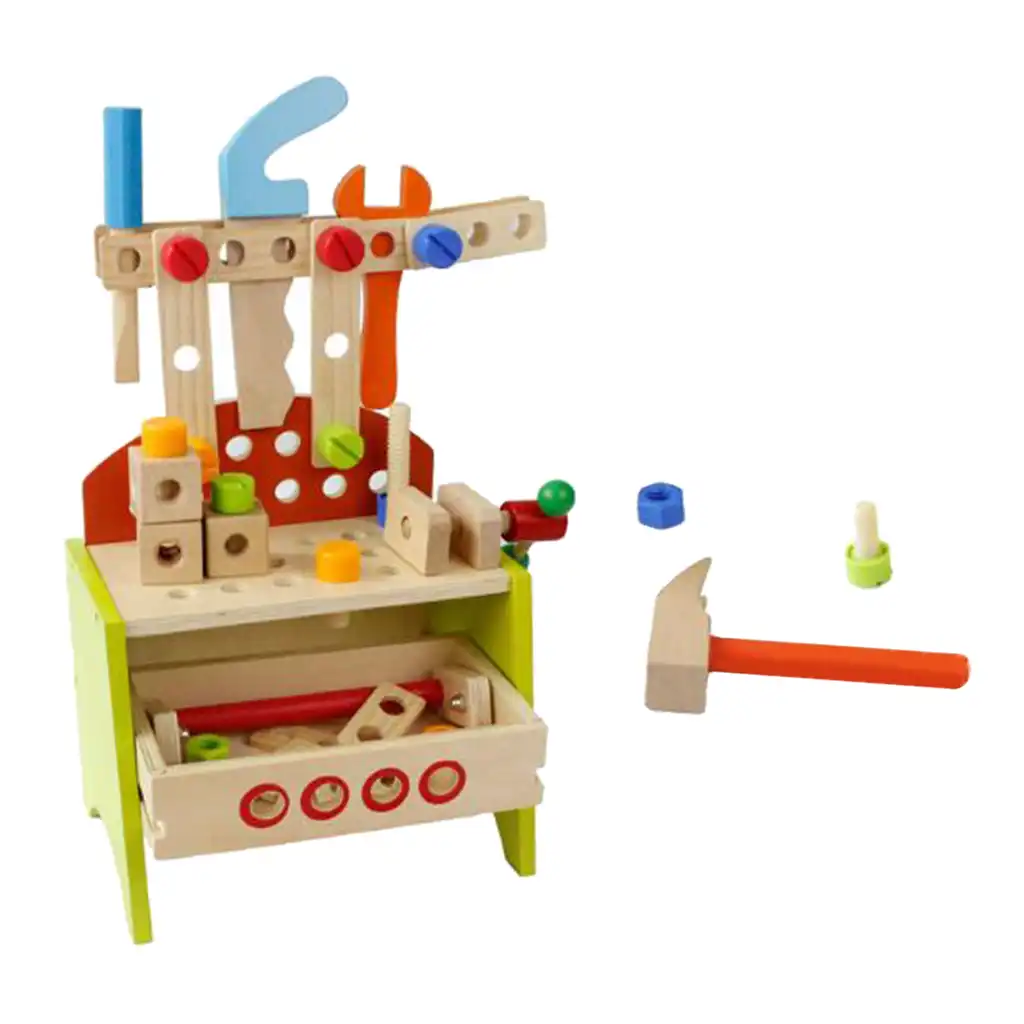 wooden toy workbench