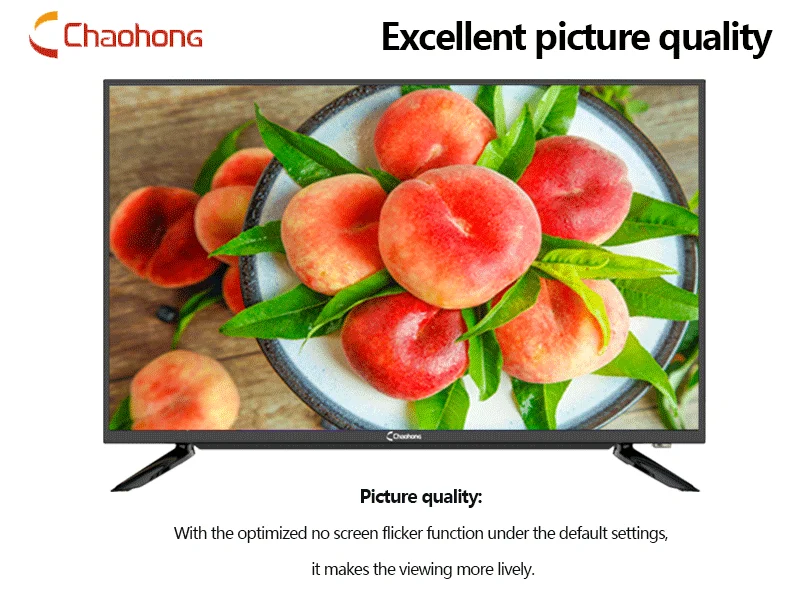 CHAOHONG Smart TV 32 дюйма Netflix ультратонкий экран 60 Гц Wi-Fi A DVB-T2/S2 DLED телевизор |