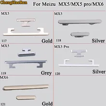 ChengHaoRan 1 комплект Боковая кнопка питания ключ запасные части для maziu MX5 MX5 pro MX6 золото/серебро/серый
