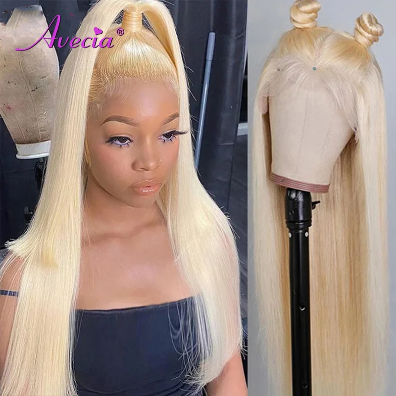 613 Honey Blonde Lace Front Wig 13x4 Transparent HD Lace Wig 613 Lace