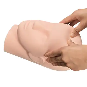 

1pc Massage Training Eyelashes Grafted Mannequin Head Makeup Practice Model