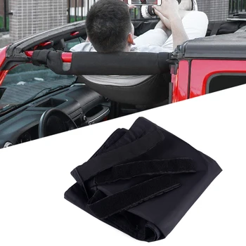 

DWCX Roof Rest Bed Hammock Tent Top Cover Black Waterproof Fit for Jeep Wrangler YJ TJ JK JKU 1987-2013 2014 2015 2016 2017 2018