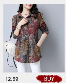 3026 Новинка с принтом Tie Dye хлопковая льняная длинная рубашка для женщин Элегантная винтажная блузка размера плюс Ретро рубашка женская с длинным рукавом