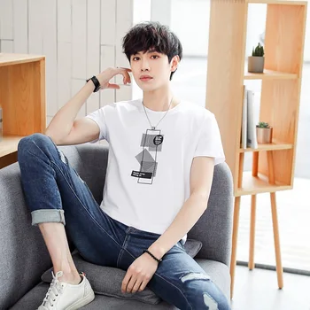 

Summer new women's street letter characters print loose short-sleeved T-shirt 52.18（31-36）