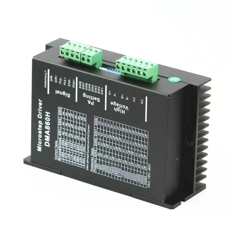 1x DM860H Microstep мотор с бесщеточным двигателем постоянного тока в виде ракушки 57 86 шаговый двигатель NEMA 23; большие размеры 34-машины