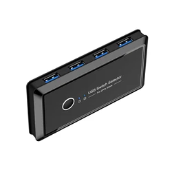 Sélecteur de commutateur USB 3.0, adaptateur de commutateur de partage KVM pour imprimante de clavier de PC 